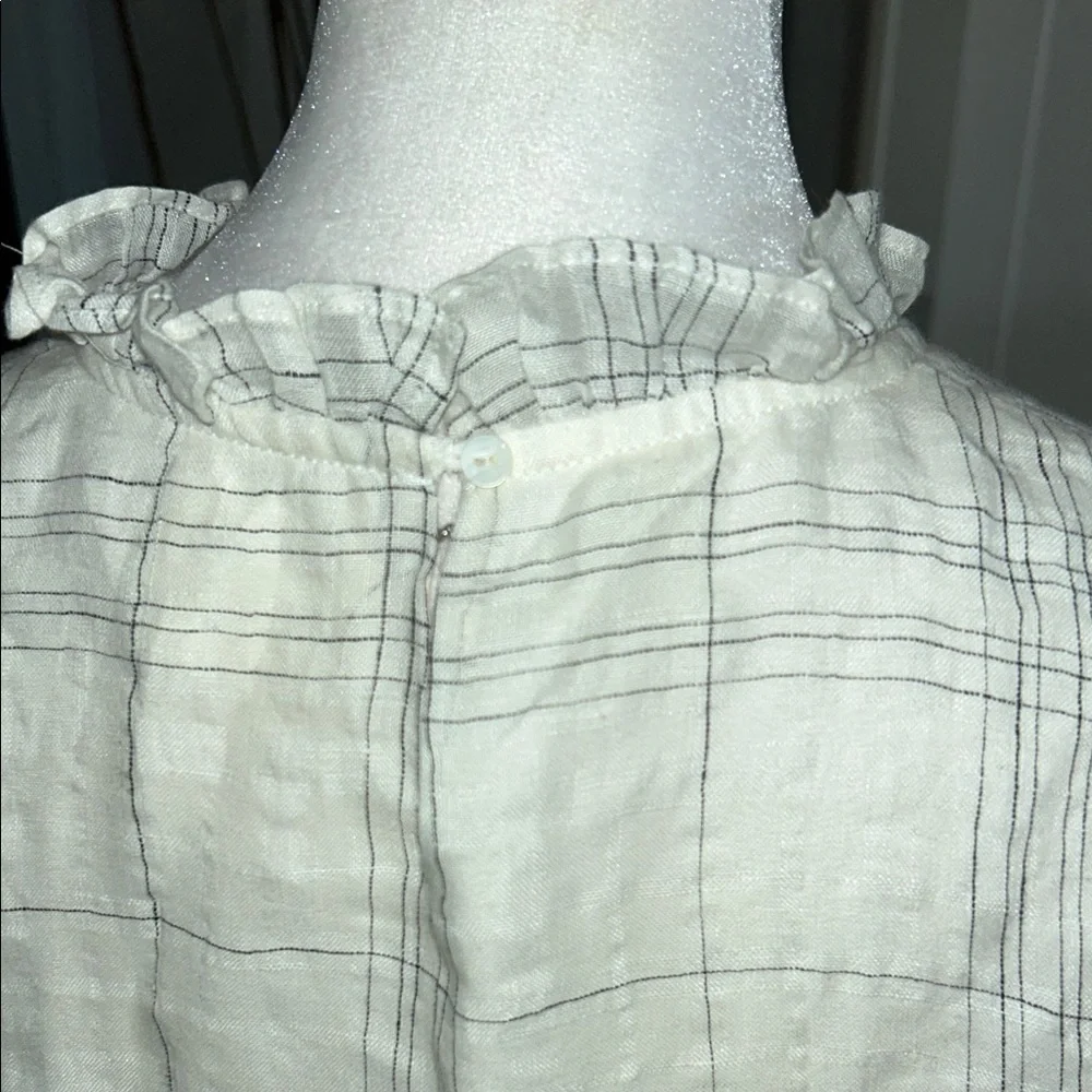 Salt Women's White Ruffled Top - Picture 6 of 11